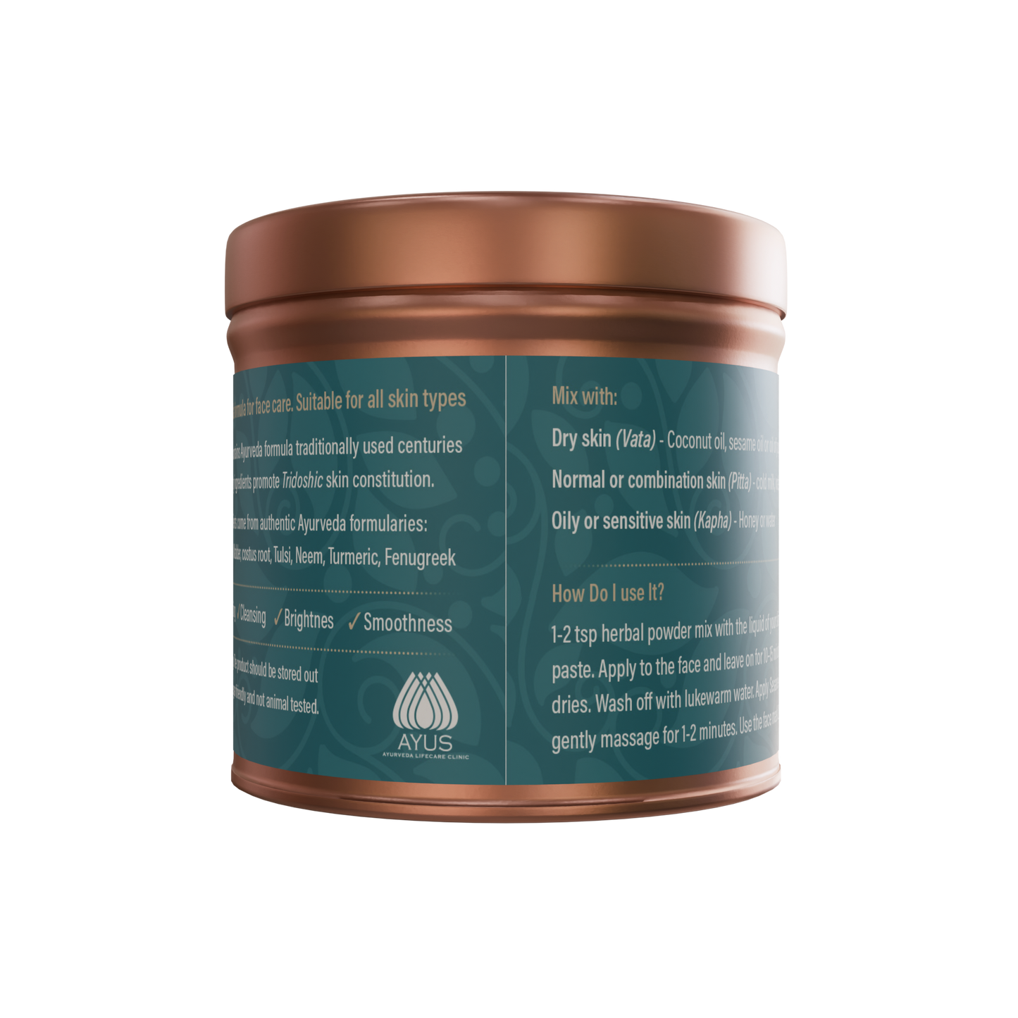 Manjishta Face mask with Mustard Oil Cleanser