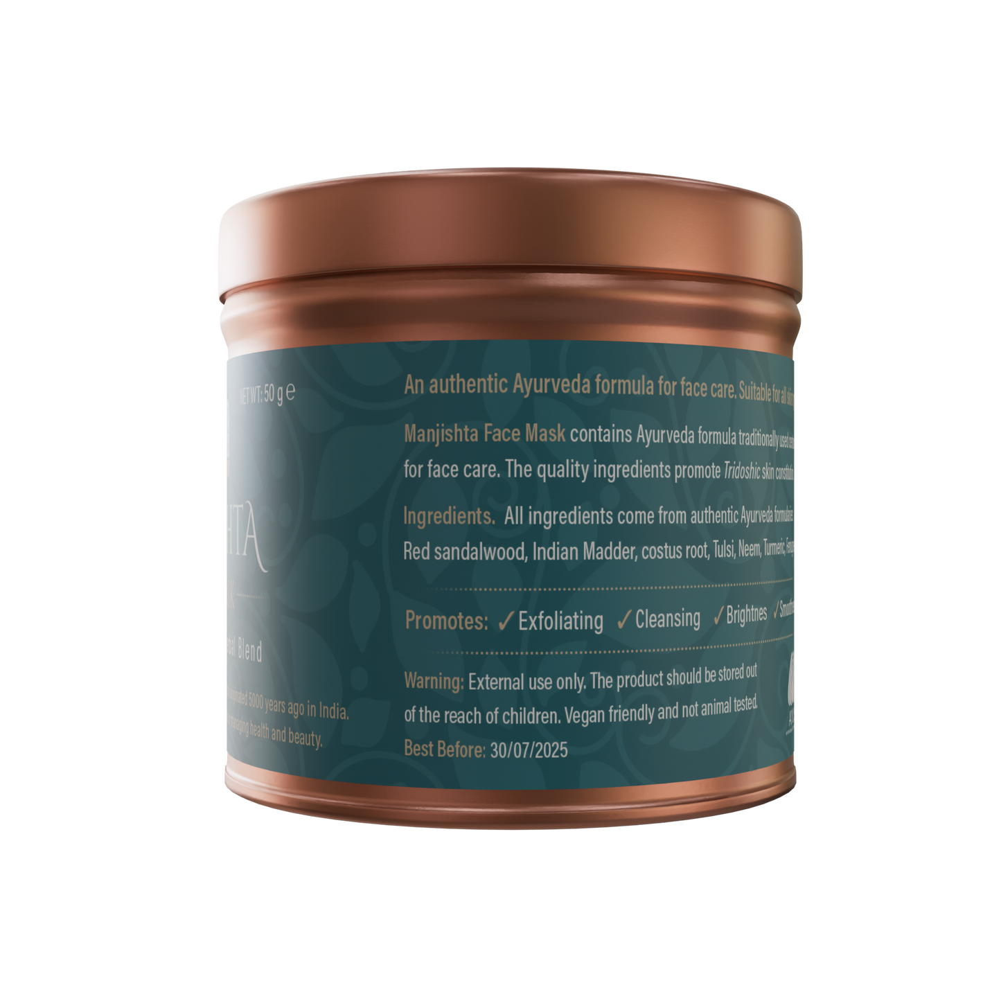 Manjishta Face mask with Mustard Oil Cleanser